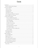 How to have better meetings table of contents