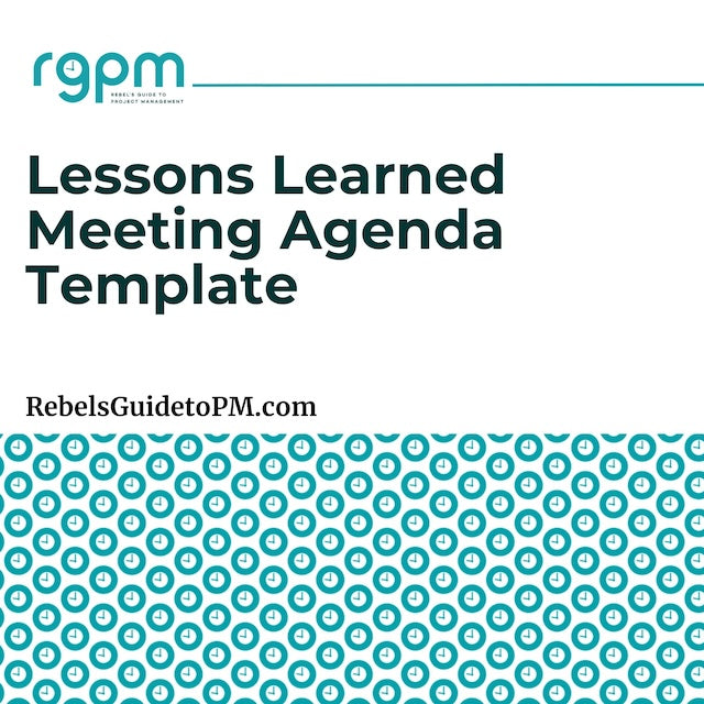 lessons learned meeting agenda template