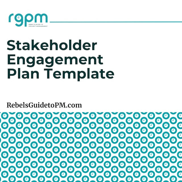 stakeholder engagement plan template