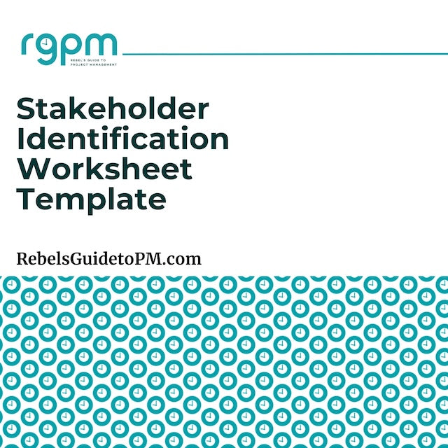 stakeholder identification worksheet template