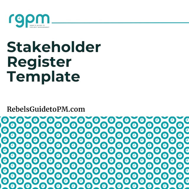Stakeholder Register Guide Stakeholder Register Template – Rebels Guide To Project Management