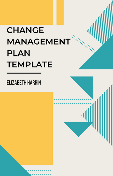 Change Management Plan Template