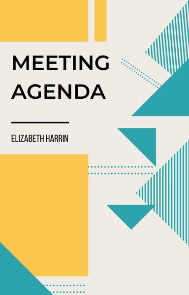 Meeting agenda template