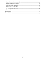 How to have better meetings table of contents page 3