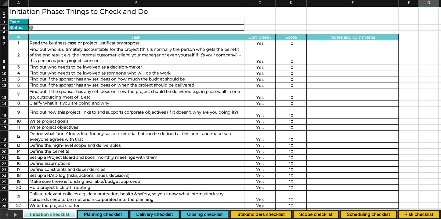 Project Manager's Productivity Bundle